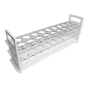 Test Tube Rack, PC, 18 Places For 25 mm Tubes